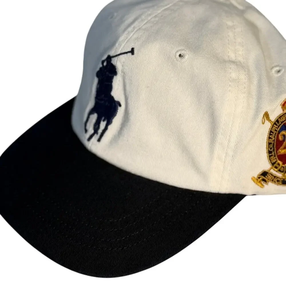 Polo Ralph Lauren Big Pony 20th Anniversary “SQ 3 RL” Hat – White